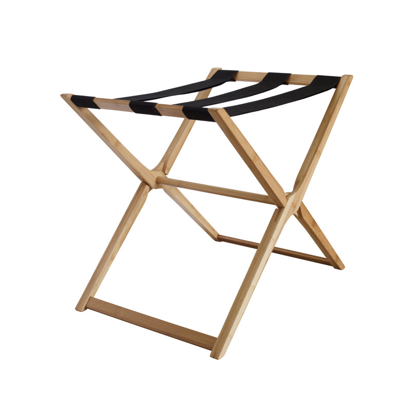 In This Space Folding Bamboo Luggage Rack Wayfair